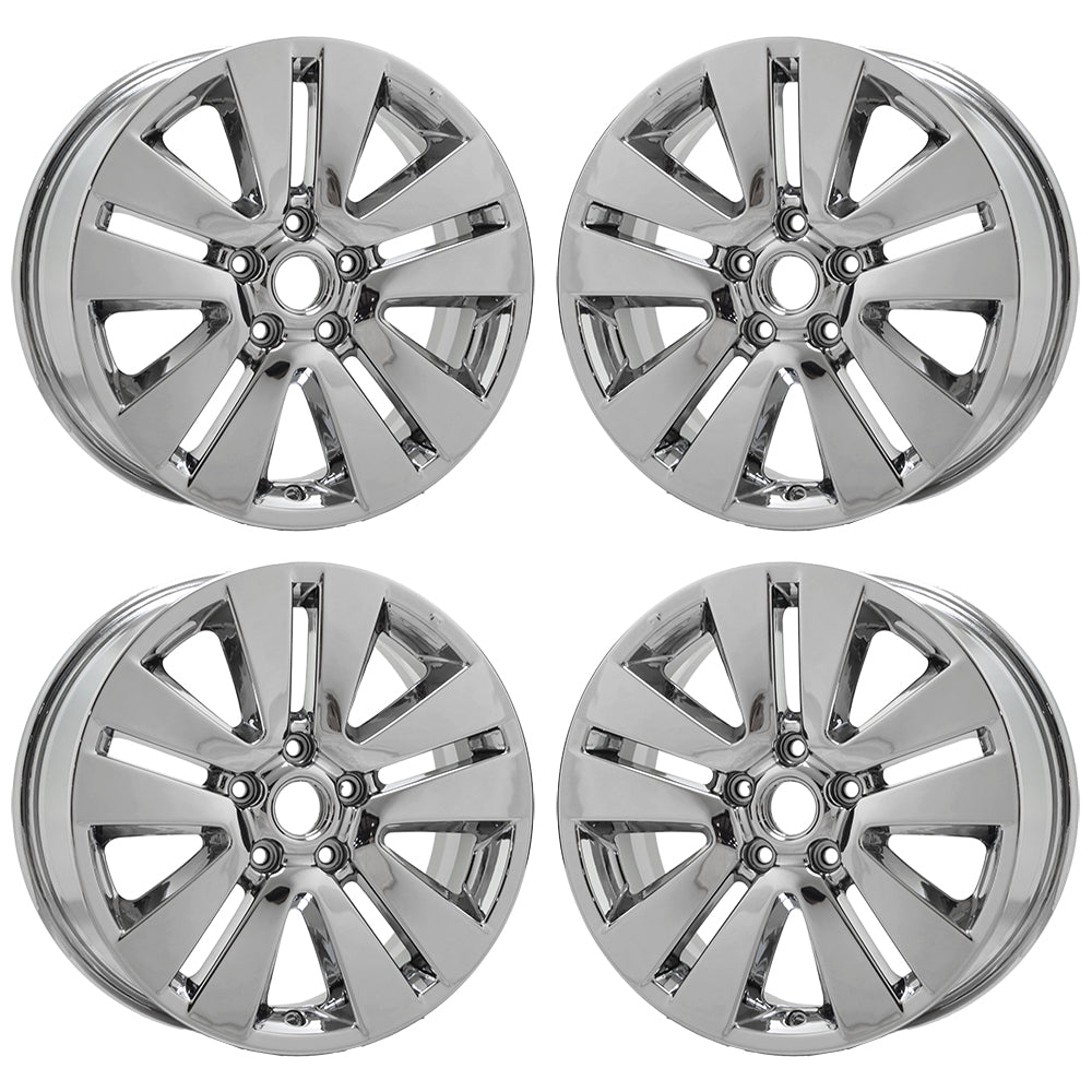 17" Subaru Outback Bright Chrome wheels rims Factory OEM set 68824 EXCHANGE